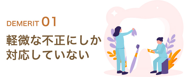 軽微な不正にしか対応していない